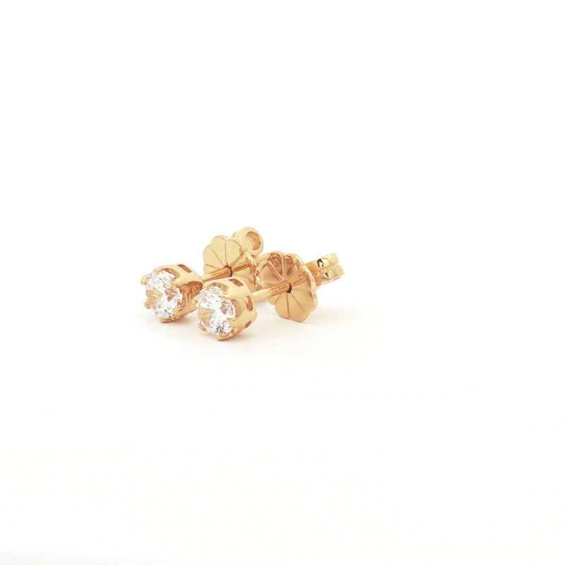 Petite Brilliant Stud Earrings