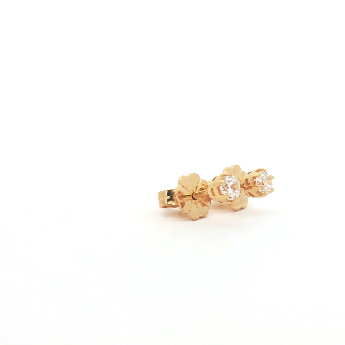 Tiny Brilliant Stud Earrings