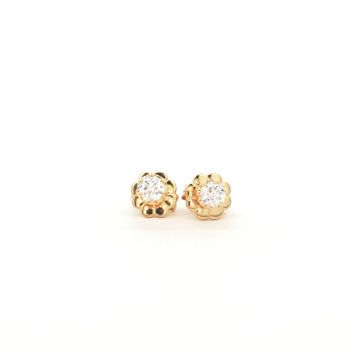 Tiny Brilliant Stud Earrings