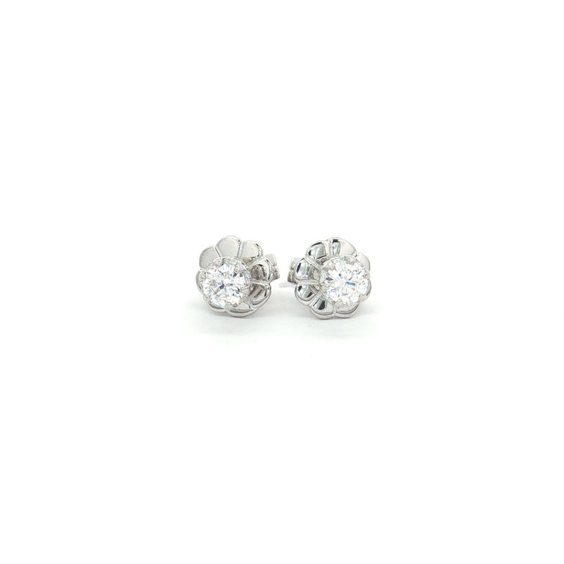Tiny Brilliant Stud Earrings
