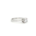 Petite Brilliant Cut Solitaire Ring