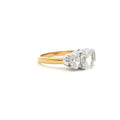 Oval Cut Three Stone Ring