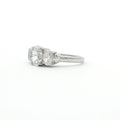 Oval Cut Three Stone Ring