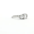 Oval Cut Three Stone Ring