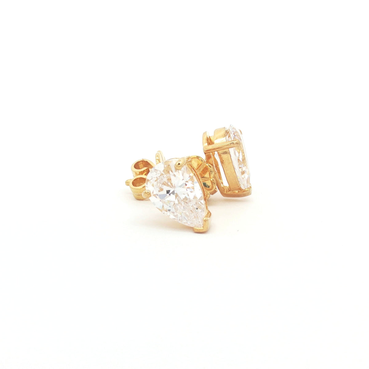Teardrop Stud Earrings