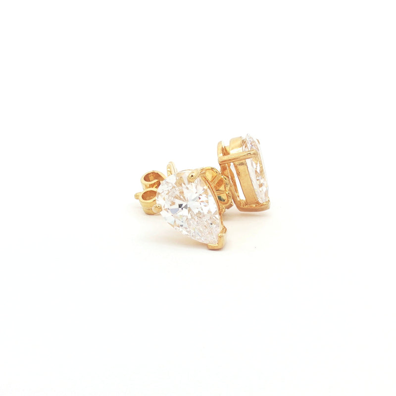 Teardrop Stud Earrings