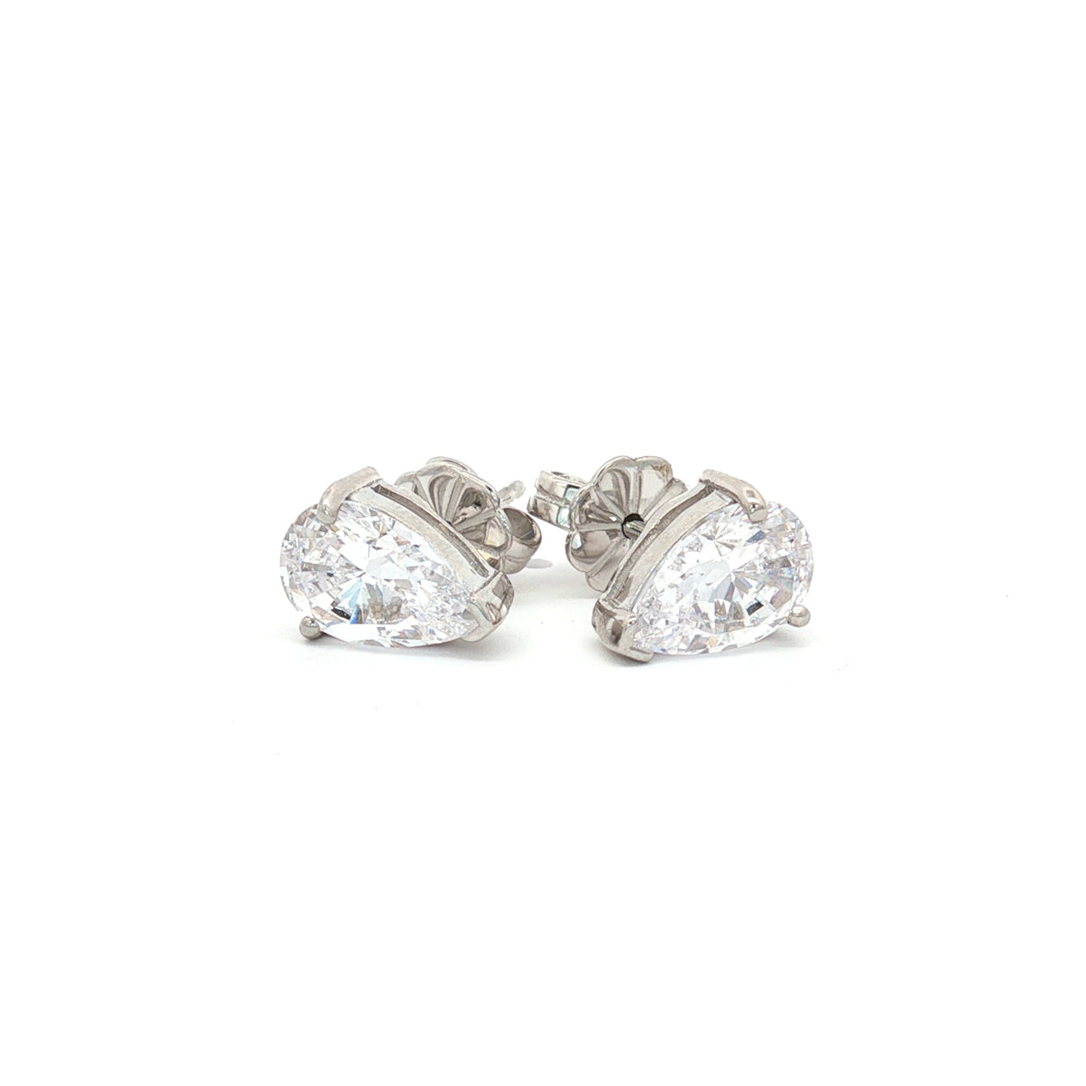 Teardrop Stud Earrings