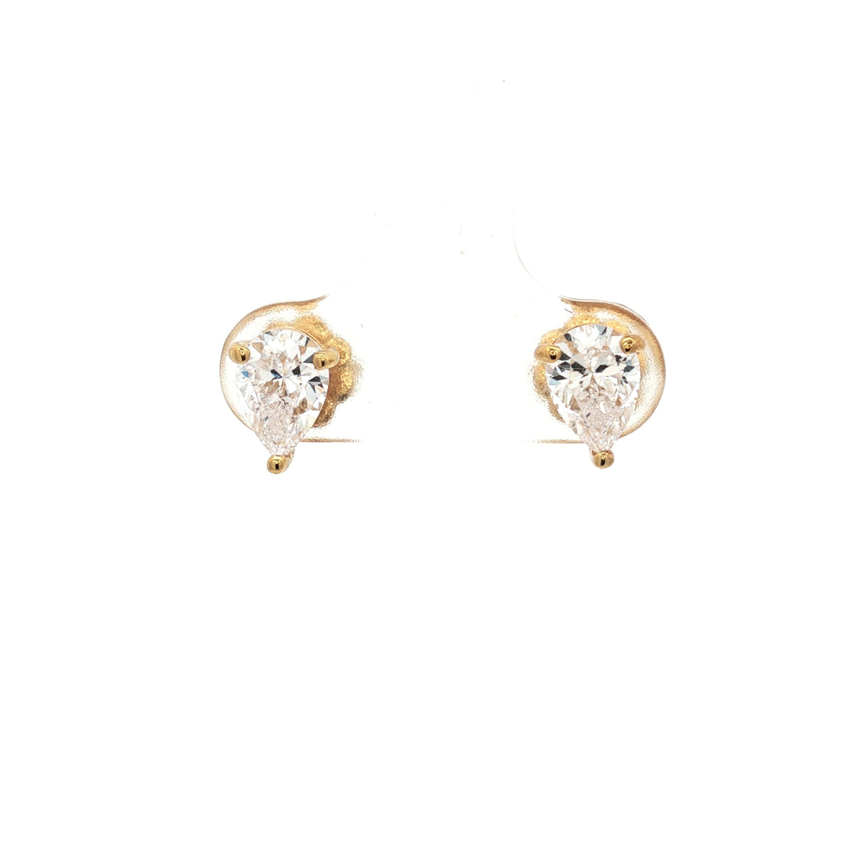 Petite Teardrop Stud Earrings