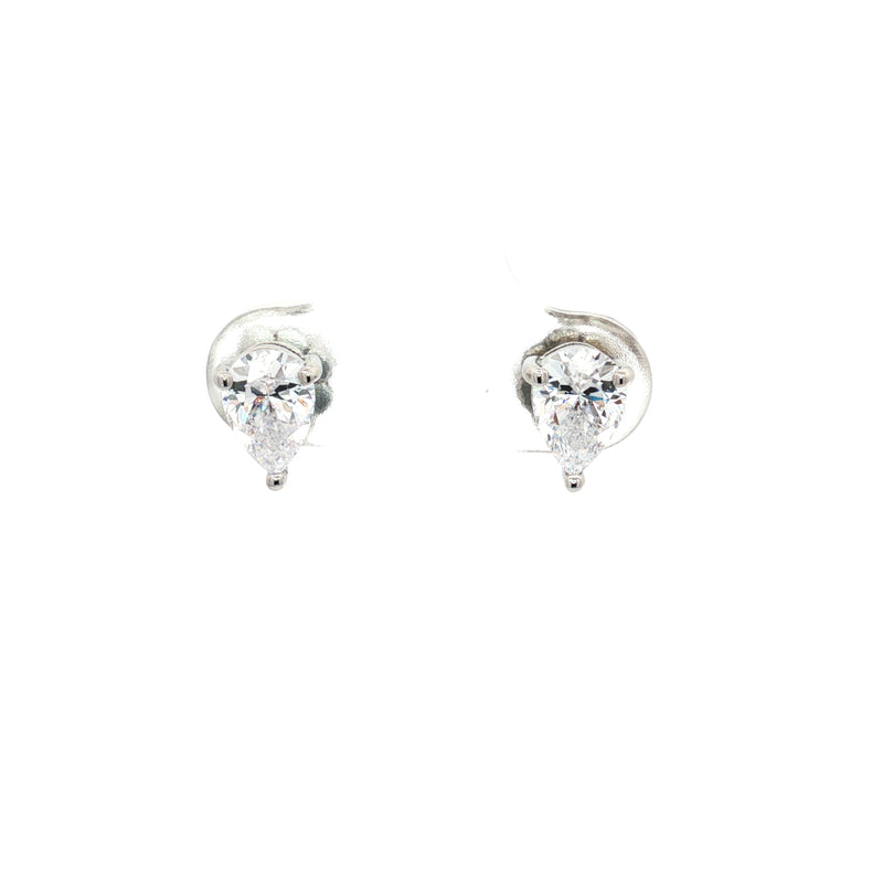 Petite Teardrop Stud Earrings