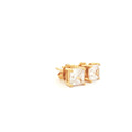 Princess Cut Stud Earrings