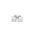 Princess Cut Stud Earrings