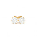 Luxe Brilliant Stud Earrings with Six Prongs
