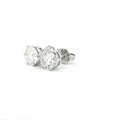 Luxe Brilliant Stud Earrings with Six Prongs