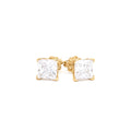 Luxe Princess Cut Stud Earrings