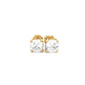 Asscher Cut Stud Earrings