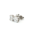 Asscher Cut Stud Earrings