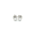 Tiny Bezel Solitaire Stud Earrings
