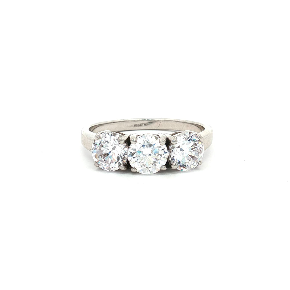 Traditional Three Stone Ring