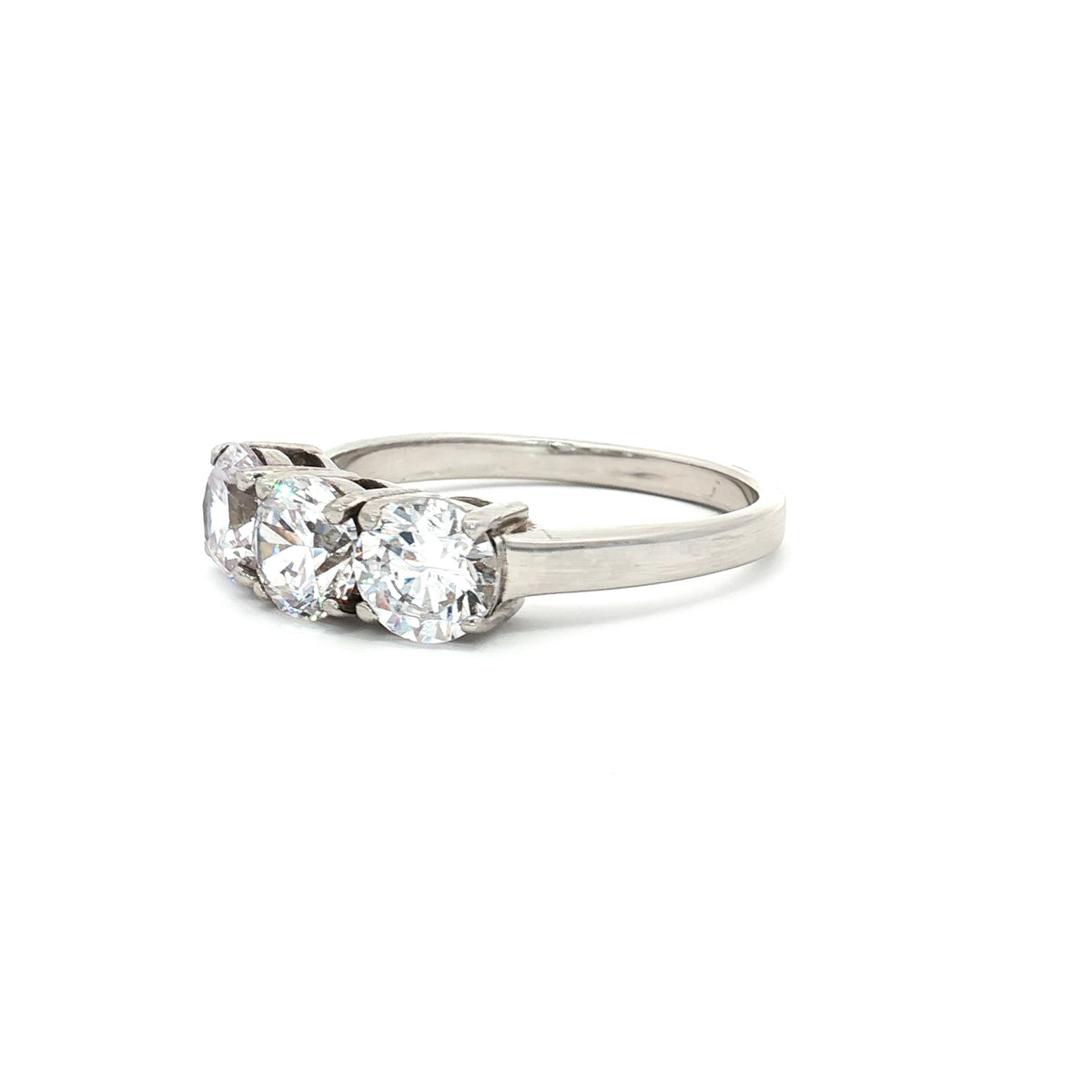 Traditional Three Stone Ring