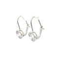 Bezel Drop Earrings