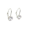Bezel Drop Earrings