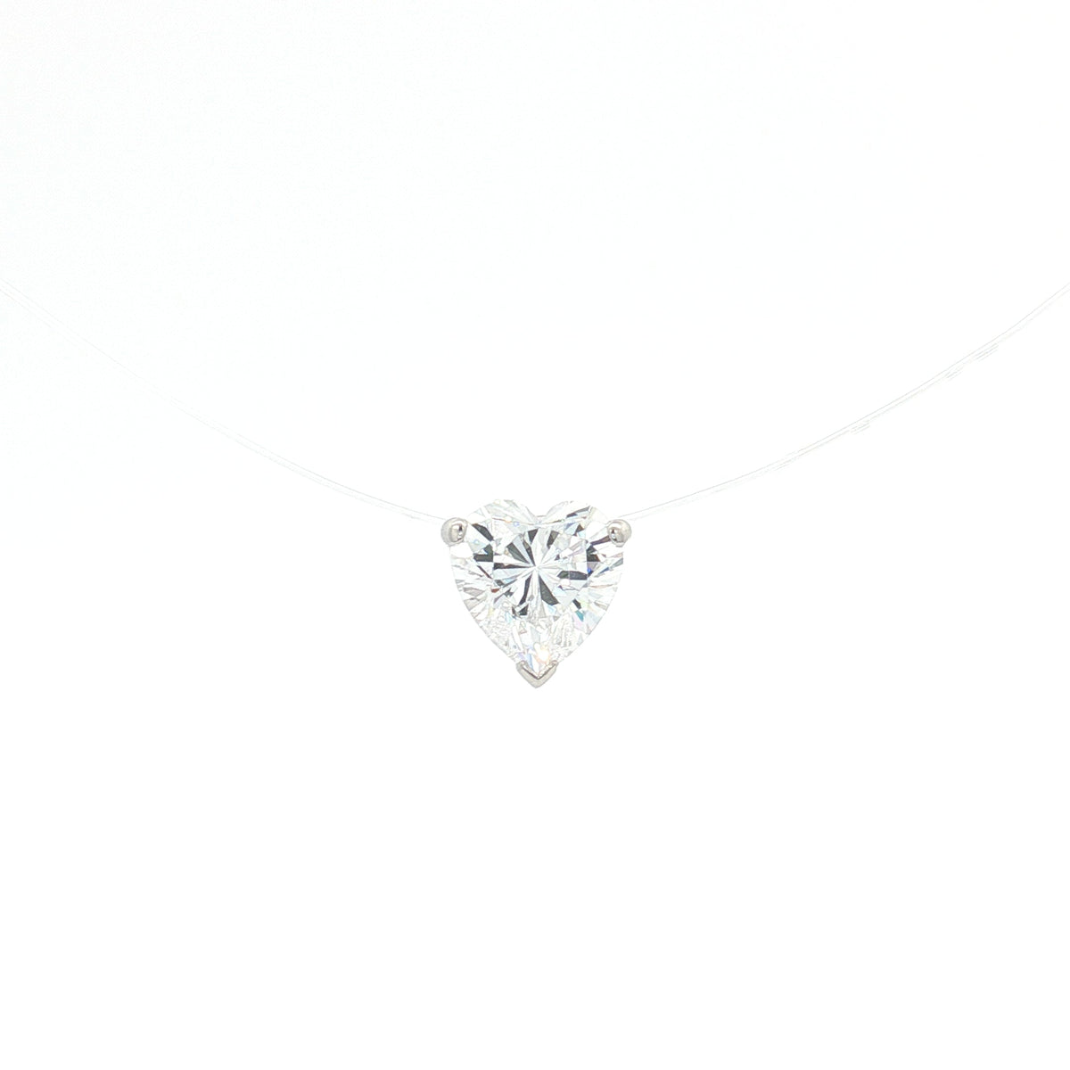Heart Floating Diamond
