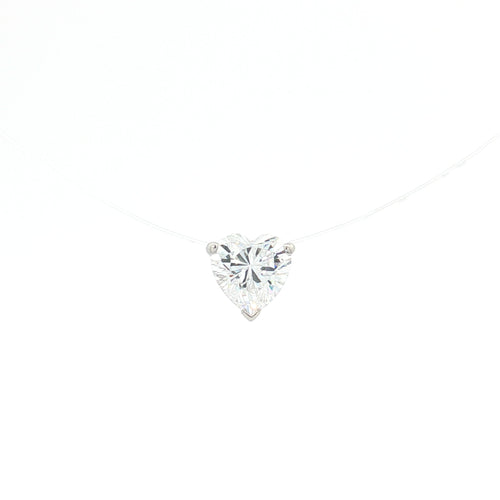 Heart Floating Diamond