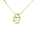 The Double Bar Bezel Pendant