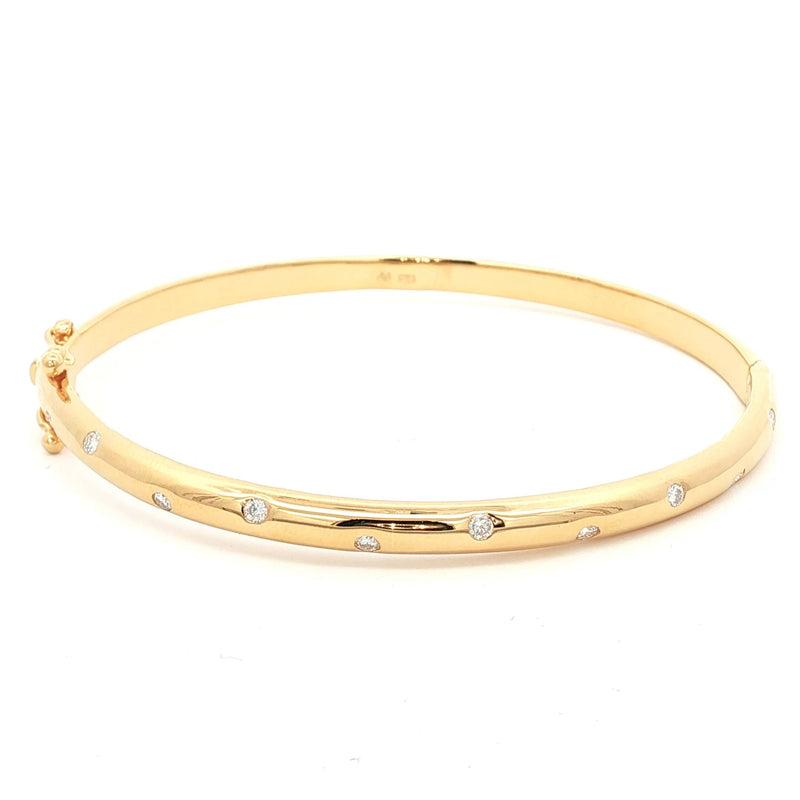 The Embeded Diamond Bangle