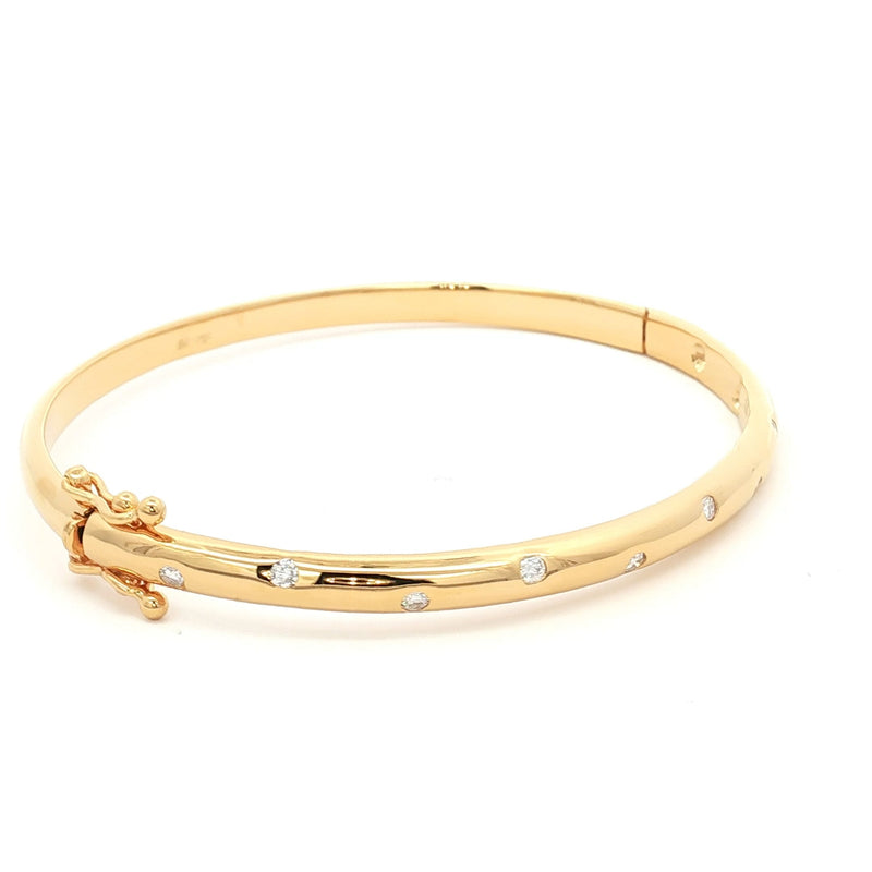 The Embeded Diamond Bangle