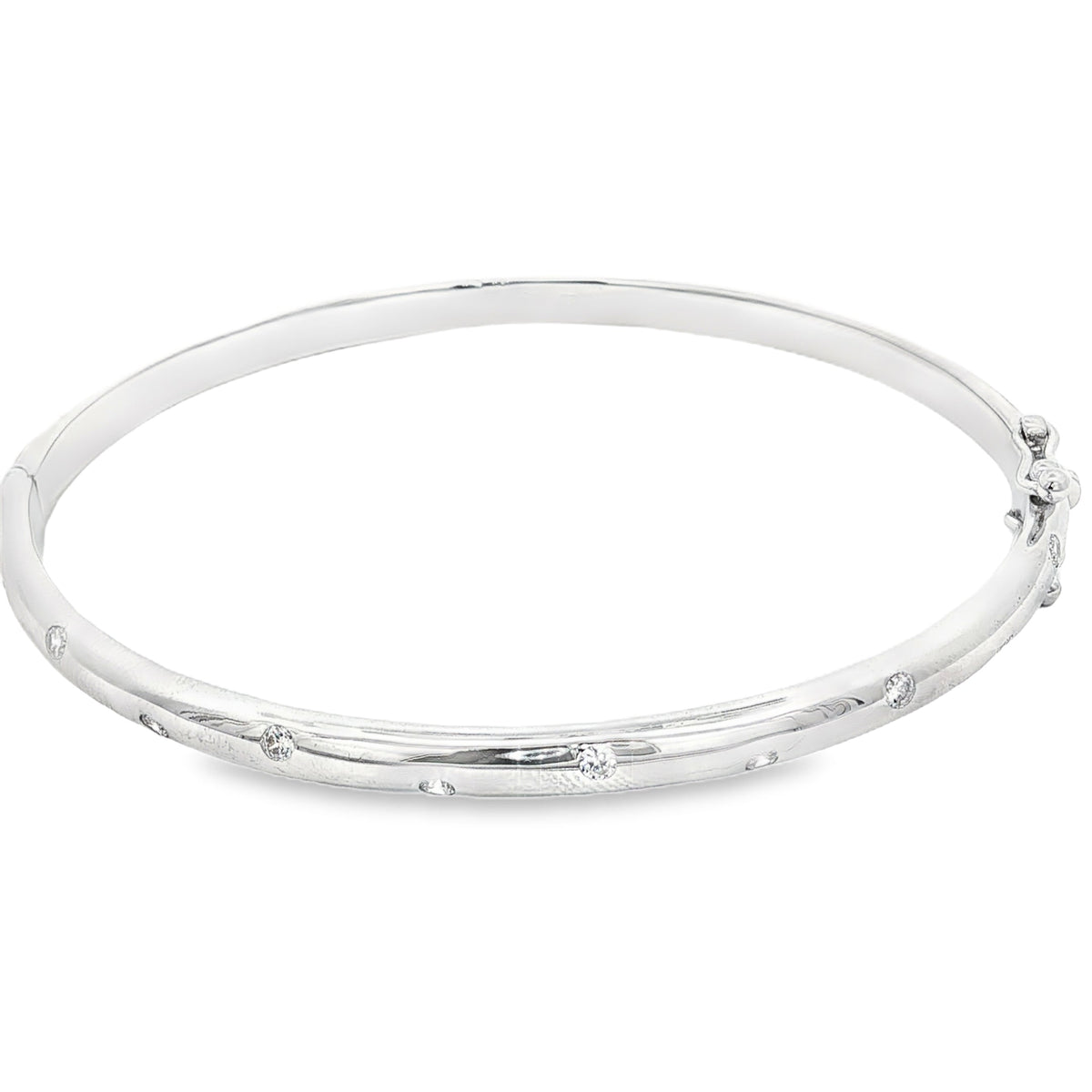 The Embeded Diamond Bangle