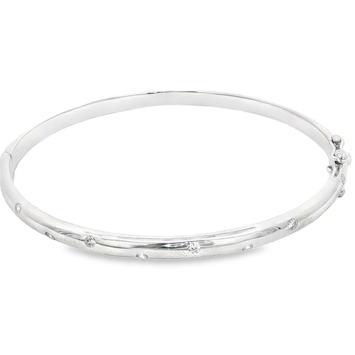 The Embeded Diamond Bangle