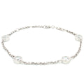 Bezel Set Four Stone Bracelet