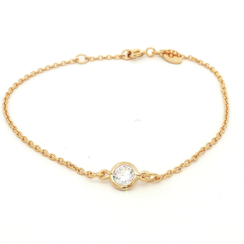 Single Stone Diamond Line Bracelet