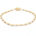 Marquise and Brilliant Cut Tennis Bracelet