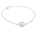 Single Stone  Diamond Bezel Bracelet