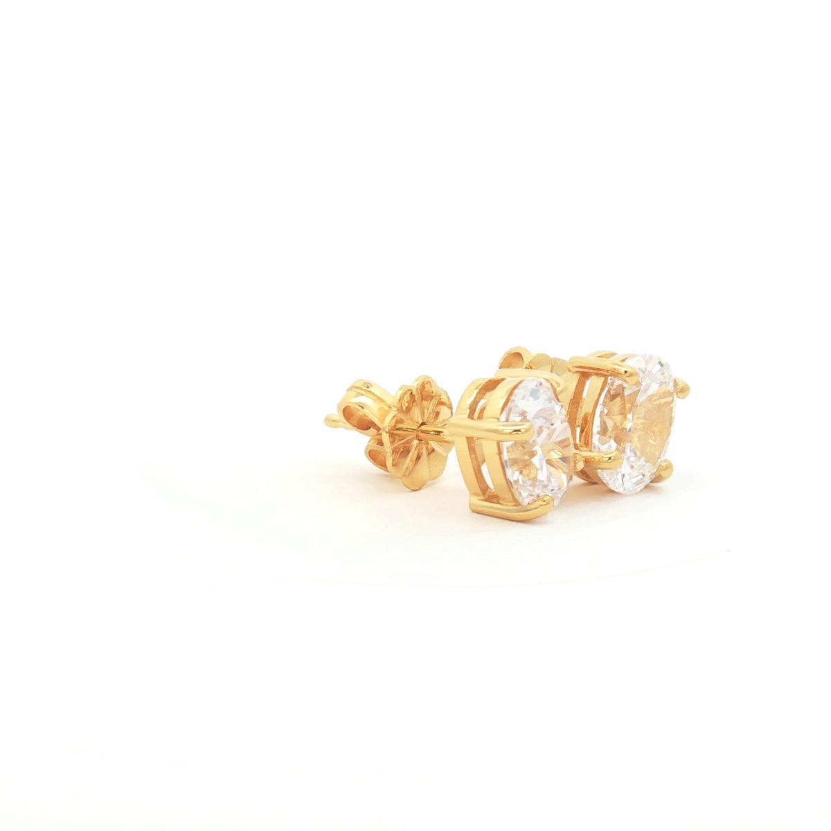 Oval Cut Stud Earrings