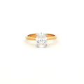 Petite Oval Cut Solitaire Ring