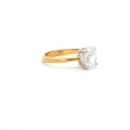 Petite Oval Cut Solitaire Ring