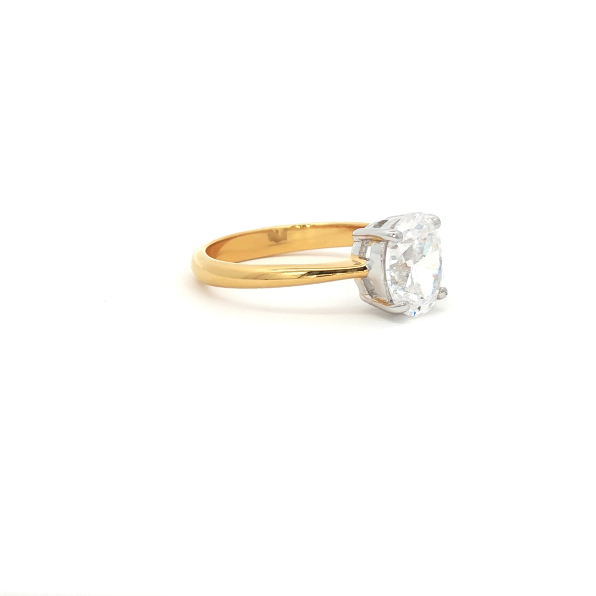Petite Oval Cut Solitaire Ring