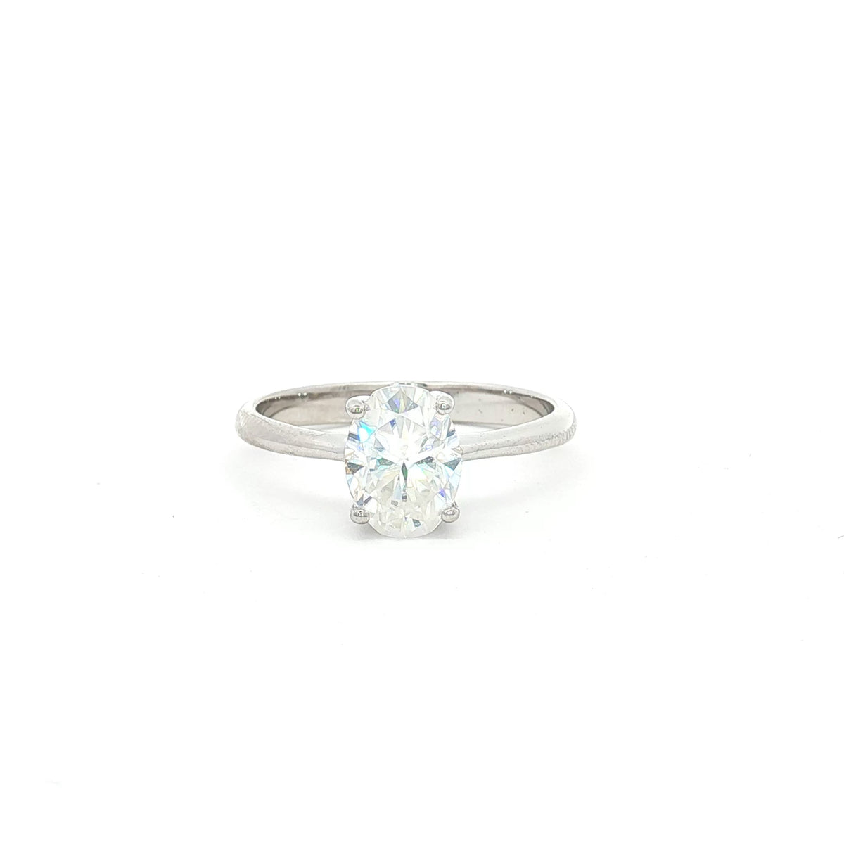 Petite Oval Cut Solitaire Ring