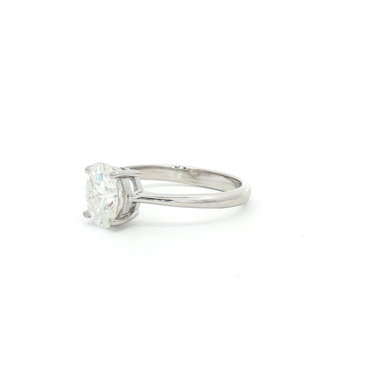 Petite Oval Cut Solitaire Ring