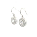 Halo Antique Drop Earrings