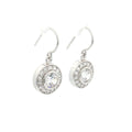 Halo Antique Drop Earrings