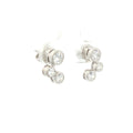 Bubble Bezel Drop Earrings