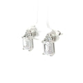 Baguette Cluster Drop Earrings