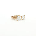 Lisa's Everyday classic stud Earrings in Lab Grown Diamonds in yellow gold