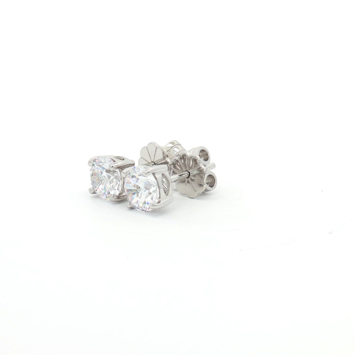 Lisa's Choice Solitaire Stud Earrings