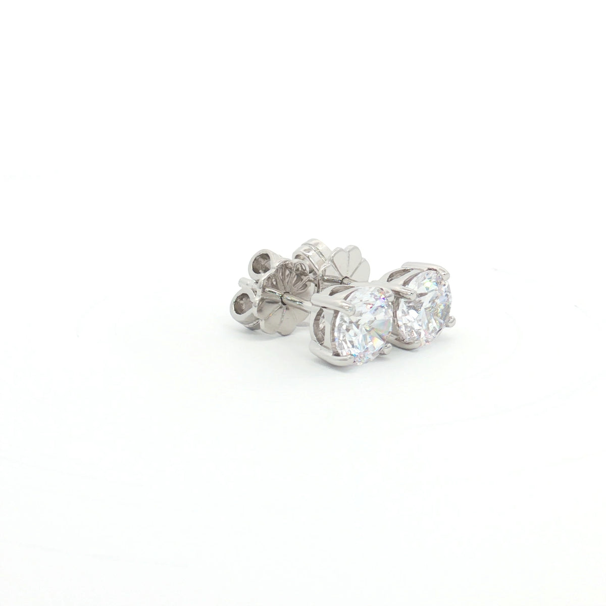Lisa's Choice Solitaire Stud Earrings