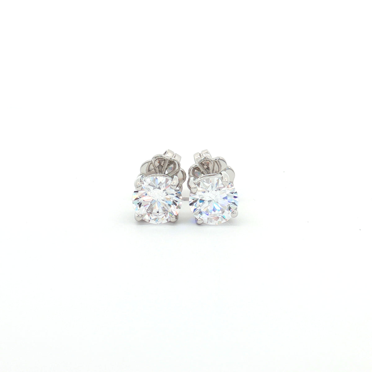 Lisa's Choice Solitaire Stud Earrings